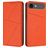 Mobigear Frosted Flip iPhone Air Hoesje Bookcase Portemonnee - Oranje
