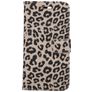 Mobigear Leopard iPhone 8 Plus Hoesje Bookcase Portemonnee - Bruin