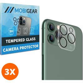 Mobigear iPhone 11 Pro Glazen Camera Protector - Case Friendly (3-Pack)