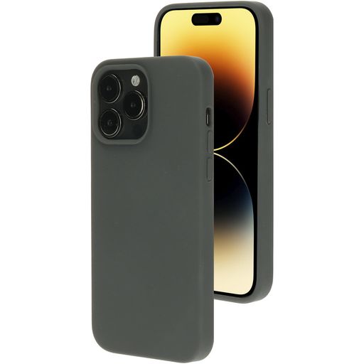 Mobiparts iPhone 14 Pro Siliconen Hoesje Backcover - Urban Grey