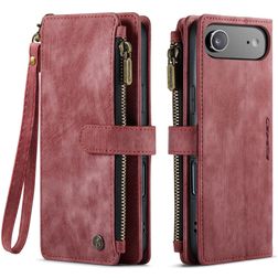 CaseMe C30 iPhone Air Hoesje Bookcase Portemonnee - Rood