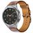 Mobigear Loop Nylon Smartwatch Bandje Gespsluiting - Universeel 22 mm connector - Bruin