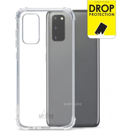 My Style Protective Flex Doorzichtig Samsung Galaxy S20 Hoesje Flexibel TPU Backcover Shockproof - Transparant