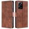 Mobigear Croco POCO X5 Pro Hoesje Bookcase Portemonnee - Cognac