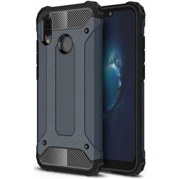 Mobigear Outdoor Huawei P20 Lite (2018) Hoesje Hardcase Backcover Shockproof - Marineblauw
