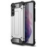 Mobigear Outdoor Samsung Galaxy S21 FE Hoesje Hardcase Backcover Shockproof - Zilver