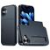 Mobigear Card iPhone 18 Hoesje Hardcase Backcover Shockproof met Pasjeshouder - Blauw