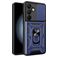 Mobigear Armor Ring Cam Slide Samsung Galaxy S24 FE Hoesje Hardcase Backcover Shockproof met Ringhouder en Camera Slider - Blauw