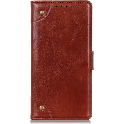 Mobigear Ranch Huawei P40 Hoesje Bookcase Portemonnee - Bruin