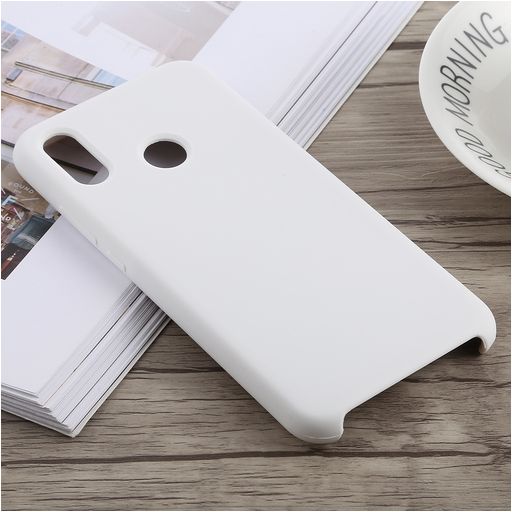 Mobigear Rubber Touch Huawei P20 Lite (2018) Siliconen Hoesje Backcover - Wit