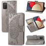 Mobigear Butterfly Samsung Galaxy A03s Hoesje Bookcase Portemonnee - Grijs