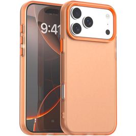 Mobigear Crystal iPhone 17 Pro Hoesje Hardcase Backcover - Oranje
