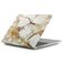 Mobigear Marble MacBook Pro 16 Inch (2021-2026) Hoes Hardshell Laptopcover MacBook Case - Bruin - Model A2485 / A2780 / A2991 / A3186 / A3428 / A3429