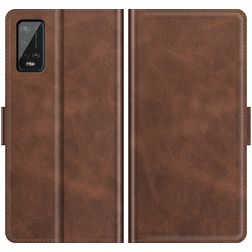 Mobigear Slim Magnet Wiko Power U20 Hoesje Bookcase Portemonnee - Bruin