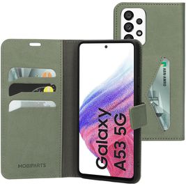 Mobiparts Classic Wallet Samsung Galaxy A53 Hoesje Bookcase Portemonnee - Stone Green