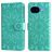 Mobigear Sunflower Google Pixel 10a Hoesje Bookcase Portemonnee - Groen