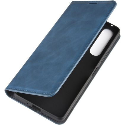 Mobigear Retro Slim Sony Xperia 10 II Hoesje Bookcase Portemonnee - Blauw