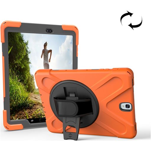 Mobigear SureGrip XGuard Samsung Galaxy Tab S3 9.7 Hardcase Backcover + Standaard - Oranje