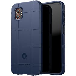 Mobigear Rugged Shield Samsung Galaxy Xcover 7 Pro Hoesje Flexibel TPU Backcover Shockproof - Blauw