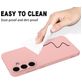 Mobigear Rubber Touch Samsung Galaxy S25 FE Siliconen Hoesje Backcover - Roze