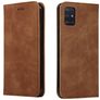 Mobigear Retro Slim Samsung Galaxy A71 Hoesje Bookcase Portemonnee - Bruin
