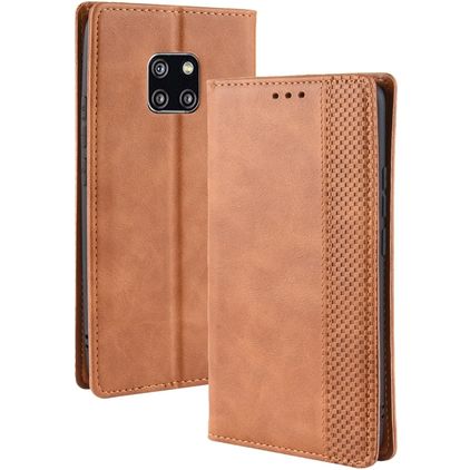 Mobigear Sensation Huawei Mate 20 Pro Hoesje Bookcase Portemonnee - Cognac