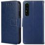Mobigear Wallet Sony Xperia 1 IV Hoesje Bookcase Portemonnee - Donkerblauw