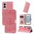 Mobigear Sunflower Samsung Galaxy S25 Edge Hoesje Bookcase Portemonnee - Roségoud