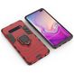 Mobigear Armor Ring Samsung Galaxy S10 Plus Hoesje Hardcase Backcover Shockproof met Ringhouder - Rood