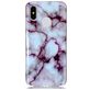 Mobigear Marble Xiaomi Mi 8 Hoesje Flexibel TPU Backcover - Rood