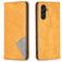 Mobigear Rhombus Slim Samsung Galaxy A56 Hoesje Bookcase - Cognac