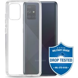 Mobilize Naked Protection Doorzichtig Samsung Galaxy A71 Hoesje Hardcase Backcover Shockproof - Transparant