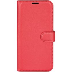 Mobigear Classic Samsung Galaxy M22 Hoesje Bookcase Portemonnee - Rood
