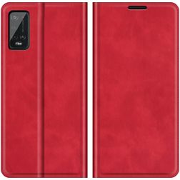 Mobigear Retro Slim Wiko Power U20 Hoesje Bookcase Portemonnee - Rood