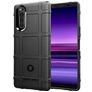 Mobigear Rugged Shield Sony Xperia 5 II Hoesje Flexibel TPU Backcover Shockproof - Zwart