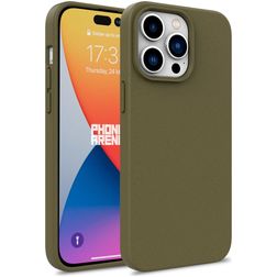 Mobigear Bio iPhone 16 Pro Hoesje Eco Friendly Backcover - Groen