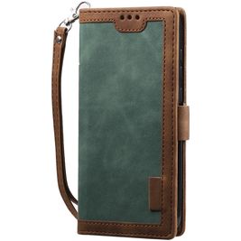 Mobigear Two Tone Xiaomi Redmi Note 8 Pro Hoesje Bookcase Portemonnee - Groen