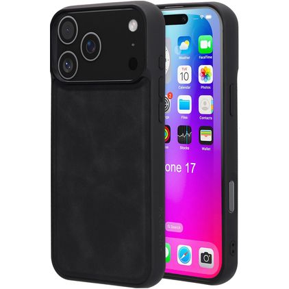 Mobiparts Classic iPhone 17 Pro Max MagSafe Hoesje Hardcase Backcover - Graphite Black