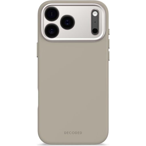 Decoded iPhone 17 Pro Max Siliconen Hoesje Backcover - Soft Taupe