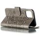 Mobigear Mandala iPhone 11 Pro Hoesje Bookcase Portemonnee - Grijs