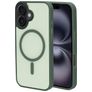 Mobiparts Hardcover iPhone 16 MagSafe Hoesje Hardcase Backcover - Satin Green