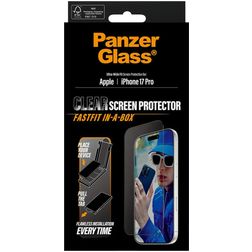 PanzerGlass FastFit iPhone 17 Pro Glazen Screenprotector - Case Friendly + Installatie Frame