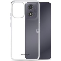 Mobilize Gelly Doorzichtig Motorola Moto G04 Hoesje Flexibel TPU Backcover - Transparant