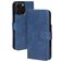 Mobiparts Classic Wallet MagSafe iPhone 16 Pro Max MagSafe Hoesje Bookcase Portemonnee - Steel Blue
