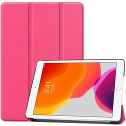 Mobigear Tri-Fold iPad 7 (2019) Hoes Bookcase - Magenta