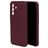 Mobiparts Samsung Galaxy A56 Siliconen Hoesje Backcover - Plum Red