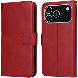 Mobigear Wallet iPhone 17 Pro Hoesje Bookcase Portemonnee - Rood