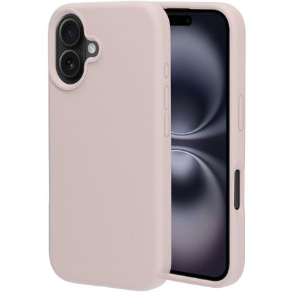 Mobiparts iPhone 16 Siliconen Hoesje Backcover - Soft Salmon