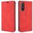 Mobigear Retro Slim OPPO Reno 3 Pro Hoesje Bookcase Portemonnee - Rood