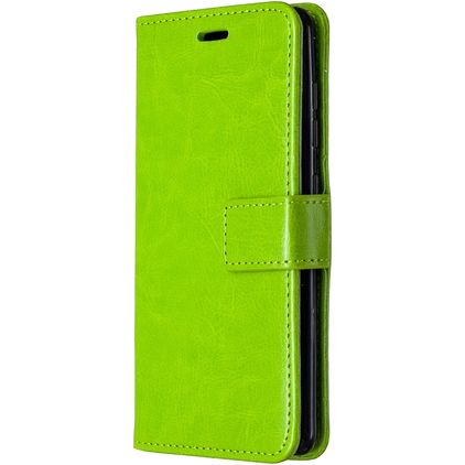Mobigear Wallet Samsung Galaxy A41 Hoesje Bookcase Portemonnee - Groen